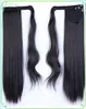 ブラジルの髪Ponytailの人間の髪の髪の髪のヘアーピース10- 24 inch 160g髪の伸びの中のインドのクリップ