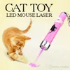 Interactieve LED Training Grappige Cat Speel Speelgoed Laser Pointer Pen Mouse Animatie H210463