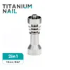 Hand Tools Metal Banger Domeless Titanium Nail 10mm 14mm Male Femal Joint 2 46 in 1 with 6 Different Types7951614