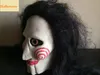 Halloween jul cosplay masquerade kostym fest ansikte mask ghost ansikte mask full ansikte skräck hartsmask