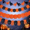 Chaîne Guirlande Halloween costumes cosplay décorations de fête ornement citrouille accessoires crâne araignée fantôme sorcière prop effrayant, 13 pcs par lot