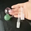 Fabrication de pipes à fumer en verre Narguilé soufflé à la main Bongs Pot cuit à bulles coloré S