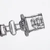 Clous électriques à Quartz Enail avec nœud en diamant, Joint transparent pour bobine de 20mm, Design élégant, diamètre du bol de 19.5mm