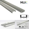 MJJC-LP1707 1M led aluminum profile Transparent Milky Frosted PC Cover for LED Flexible Strip LED Rigid Strip up to 12mm width