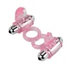 Cockrings Double Ring Vibrator vibrierende Erektion Penis Cock Stimulator Enhancer Sexspielzeug #R410