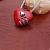 Mini Cute Heart Shape Wire Rope 3 Digits Lock Luggage Suitcase Handbag Password Coded Padlock Travel Accessories ZA1351