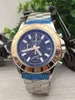 8 Styles Quality New Watches Men Superocean II Heritage 46 Cintos de couro assistir Cronógrafo Quartz Mens Wristwatches262O