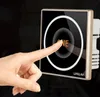 WOXIU casa inteligente interruptor de luz de toque de vidro temperado à prova d 'água zero anti-pintura padrão digital personalização preto 86 * 86mm 110-260 V 1200 W