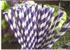 Wholesale - Via Fedex/EMS, Stripe Paper Drinking Straws Polka Dot Chevron Star For Party Decoration mixed Colors, 10000PCS