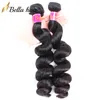 Wefts Peruian Hair Bundles Deals 100％未加工の人間の拡張1ピース自然色ルーズウェーブ織り8a 834inch beau