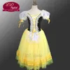 Giselle Degas Ballet Tutu Dress LD0003D Yellow Giselle Burgundy Giselle 꽃 축제 핑크 로맨틱 농민 Tutu Dress285S