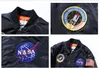 Fall-Flight Pilot Jacket Coat Bomber Ma1 Men Bomber Jackor Broderi Baseball Coats M-XXL