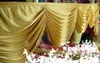 6 M long or Rideau de soie de glace swags pour le mariage décors mariage fête de mariage décoration décoration