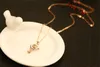 Real Gold Plated Choker Necklace Crystal Round Pendant Necklace for Women Fashion Jewelry Costume Accessories