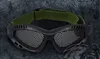 Okulary taktyczne Ochrona Oko Outdoor Ochrona z Metalową Siatki CS Gra Airsoft Wargame Paintball Safety Eyewear Wędrówkowy 10 sztuk / partia Darmowa Wysyłka