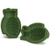 3D Grenade Form Ice Cube Mold Creative Ice Cream Maker Party Drinks Silikon Brickor Mögel Kök Bar Tool Mens Present