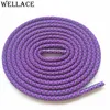 Wellace Round Rope 3M laces Visible Reflective Runner Shoe Laces Safty Shoelaces Shoestrings 120cm for boots basketball shoes5477301