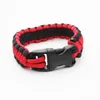 Mix Styles Squadra di calcio Braccialetti di sopravvivenza in paracord Bracciale sportivo da campeggio su misura Bracciale ombrello con logo personalizzato1488622