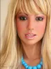 Sex Dolls Mäns uppblåsbara One-Piece Blow-up Sex Doll Anne Princess Supermodel med blont hår, mjuka silikon Real Sex Dolls