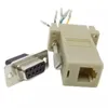 Convertisseur d'extension de connecteur d'adaptateur DB9 femelle à RJ45 femelle