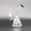 20 centímetros Alto taça de vidro Bongs 14,4 milímetros conjunta com Cone Pedaço Pipes inline Percolato Água Piper Heady água Recycler Oil Rigs Free Ship