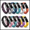 Nuovo cinturino in silicone per cinturino da polso di ricambio Cinturino in silicone per Fitbit Alta HR Smart Watch Bracciale Chiusura a 17 colori Accessori intelligenti