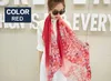 Ladies Women pashmina soft silk cotton autumn scarves fashion wraps scarf casual beach accessories, 5 colors to choose