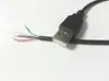 5 stks USB 2.0 Mannelijk naar 4 Kern 4 Draadgegevens en Laadkabel DIY