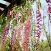 105 cm Artificial Wisteria Flower Ny lång typ Silk Flower Vine Fake Plant Wedding Window Diy Decoration for Home El Shop Decor3535412