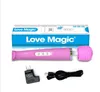 20 Speed Rechargeable Magic Wand Massager,Magic Wand Electronic Full Body AV Vibrator Massager 110-250V Colors DHL