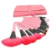 Professional 24pcs Makeup Brushes Set Kit with Case Bag Makeup Kwasten Foundation Contour Brush with Eyebrow Brush7291187