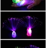 Creative ring finger luminous children peacock peacock color fiber lamp Gloves