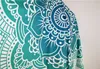 Beach Blanket indiano Lotus rotonda Tapestry Yoga Mat Dorm Hippy Boho Beach Pad 3 colori di trasporto