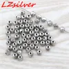 MIC 300pcs Antique Silver Zinc alloy Flower Round Spacer Beads 6x55mm DIY Jewelry D248609773