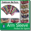128 Farben Professionelle Kompressions-Sport-UV-Armstulpen Radfahren Basketball-Armschützer