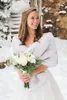 겨울 웨딩 코트 Bridal Faux Furx 웜 스틱 숄 아우터웨어 Black Gary Shrug 여성 자켓 크리스마스 Prom Evening