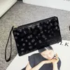 Sequins Coin Purses Fashion Patent leather Crocodile Shoulder Bags Long Small PU Leather Lady Messenger Bags Casual Clutch Wallet