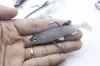 Rompin 5 unids / lote Gris Señuelo Suave 8 cm 13g Wobblers Cebo Artificial Señuelos de Pesca de Silicona Lubina Carpa Pesca Plomo Fish Jig