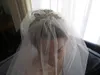 Nowa najwyższa jakość Najlepsza Sprzedaż Katedra White Ivory Cut Edge Veil bez COM bez grzebienia Bridal Head Kawałki do sukni ślubnych