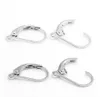 10st Lot 925 Sterling Silver Earring Clasps Hooks Hitta komponenter för DIY Craft Fashion Jewelry Gift 16mm W230268I