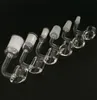 4mm Thick Domeless Quartz Nail 10mm 14mm 18mm Female Male Bowl Smoking Bowl 100% Pure Quartz Banger Nail for Glass Bongs