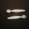 Confezione cosmetica cucchiaino in plastica piccolo per strumenti per crema 6 Cucchiaio in plastica pp da 5 cm 100 pz