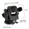 360度回転車マウントiPhone x Samsung Android携帯電話Easy One Touch Smart Phone Holder Hand Dashboard Rack Wi9609944