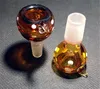 Handmade fumar Dogo 14 milímetros 18 milímetros Masculino união fêmea Bacia de vidro para fumar cachimbo de vidro bubbler e Ash Catcher vidro prego fumar