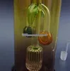 Narguilés Pipes en verre Barboteur en verre Plate-forme pétrolière Bangs en verre cerise J46-10mm