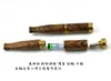 Grand authentique tigre Tan 8-9cm de long porte-cigarette double filtre porte-cigarette fumant du bois d'agar