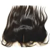 Virgem Malaio Do Cabelo Humano de Seda Reta De Seda Base de Renda Frontal Branqueada Nós Barato Base De Seda Orelha a Orelha Cheia de Renda Fechamento Frontal 13x4