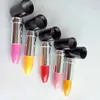 Magic Lipstick Mini Portable Metal Smoking Pipe Tobacco Pipes colors Aluminum Pipes Tools Accessories Bowl Tools