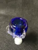 Färgrik Tjock Dragon Claw Glass Bowl Man eller Kvinna 14.4mm 18.8mm Joint Rökning Skålar Glasskål för glas Bongs Vattenrör