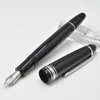 Classic 149 Bright Black Fountain Pen Administrativ Office Stationery 10mm NIB Calligraphy Ink Pens för födelsedagspresent5599773